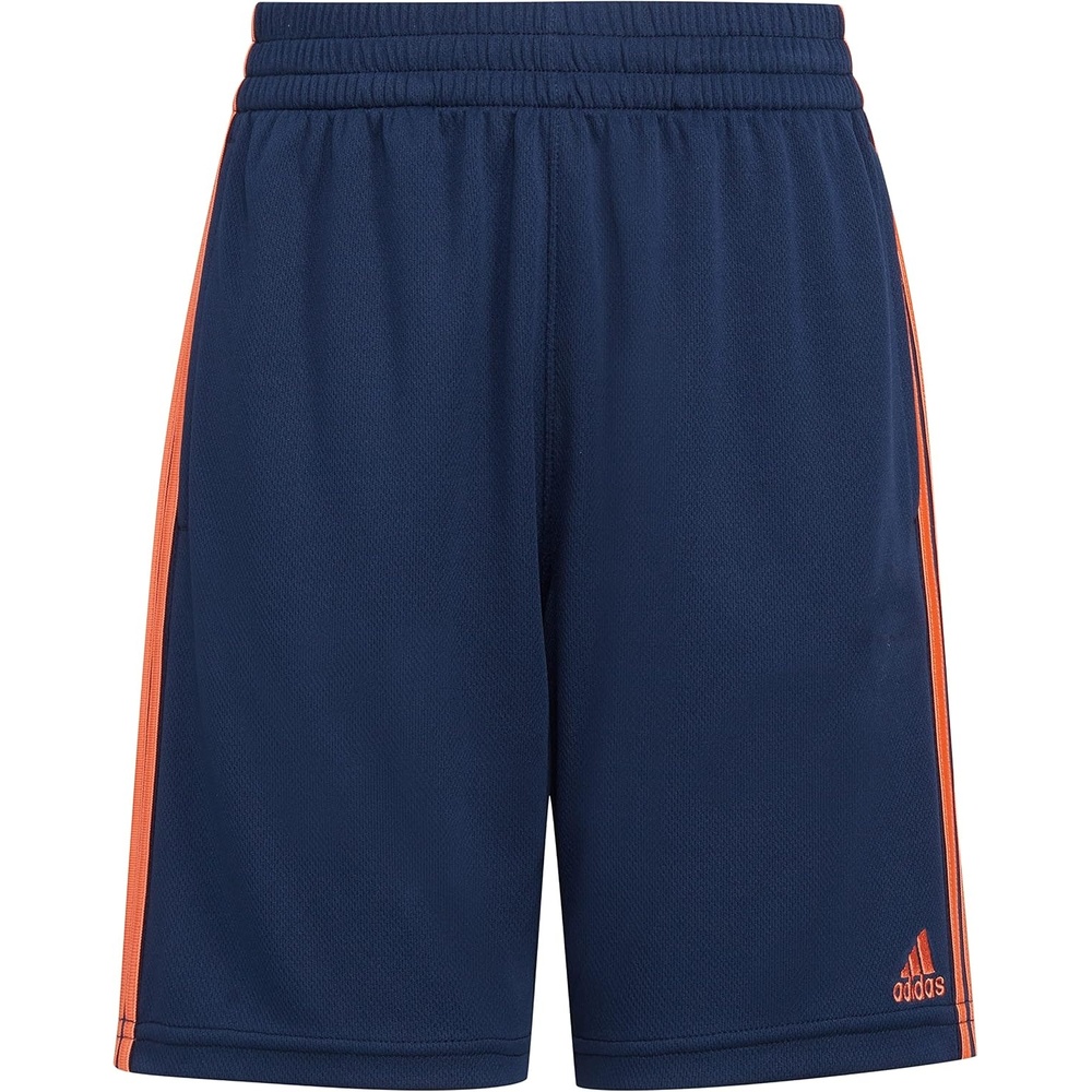 image:imageadidas Boys Classic 3Stripes ShortsCollegiate Navy With Orange