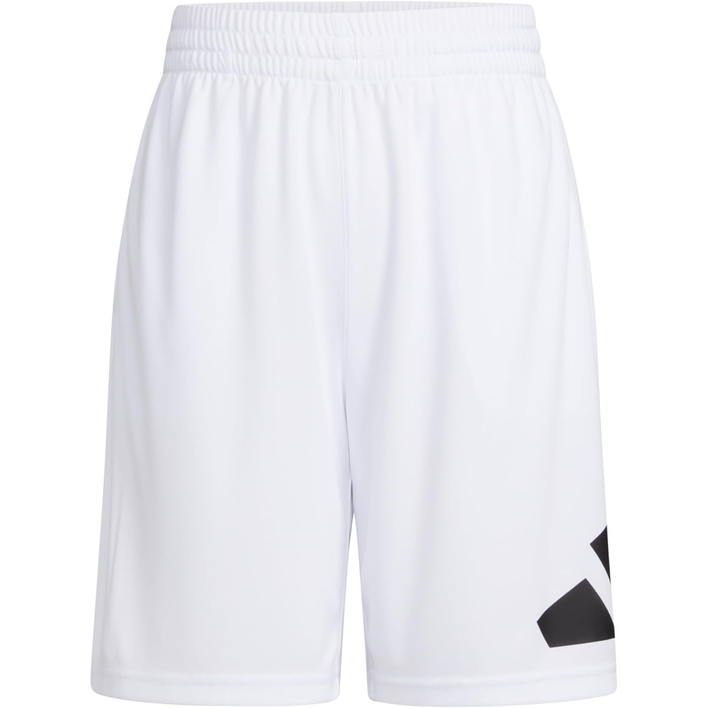 image:imageadidas Boys Elastic Waistband Essential Woven Sportswear ShortsBright White