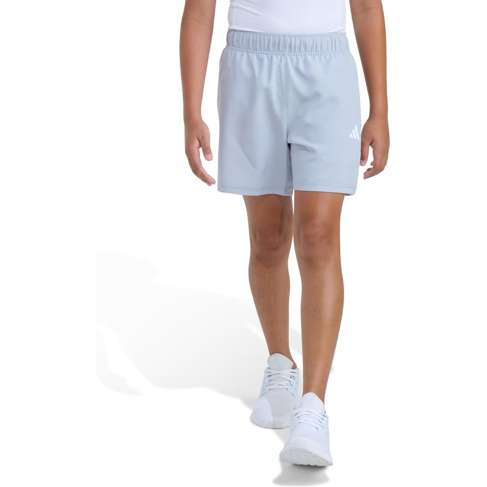 image:imageadidas Boys Essentials Small Logo Woven ShortHalo Silver