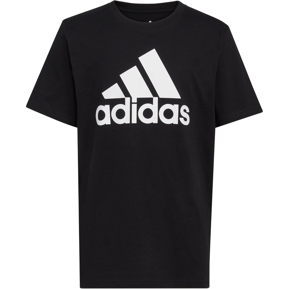 image:imageadidas Boys Short Sleeve World Cup Two Color Logo TeeBlack Core