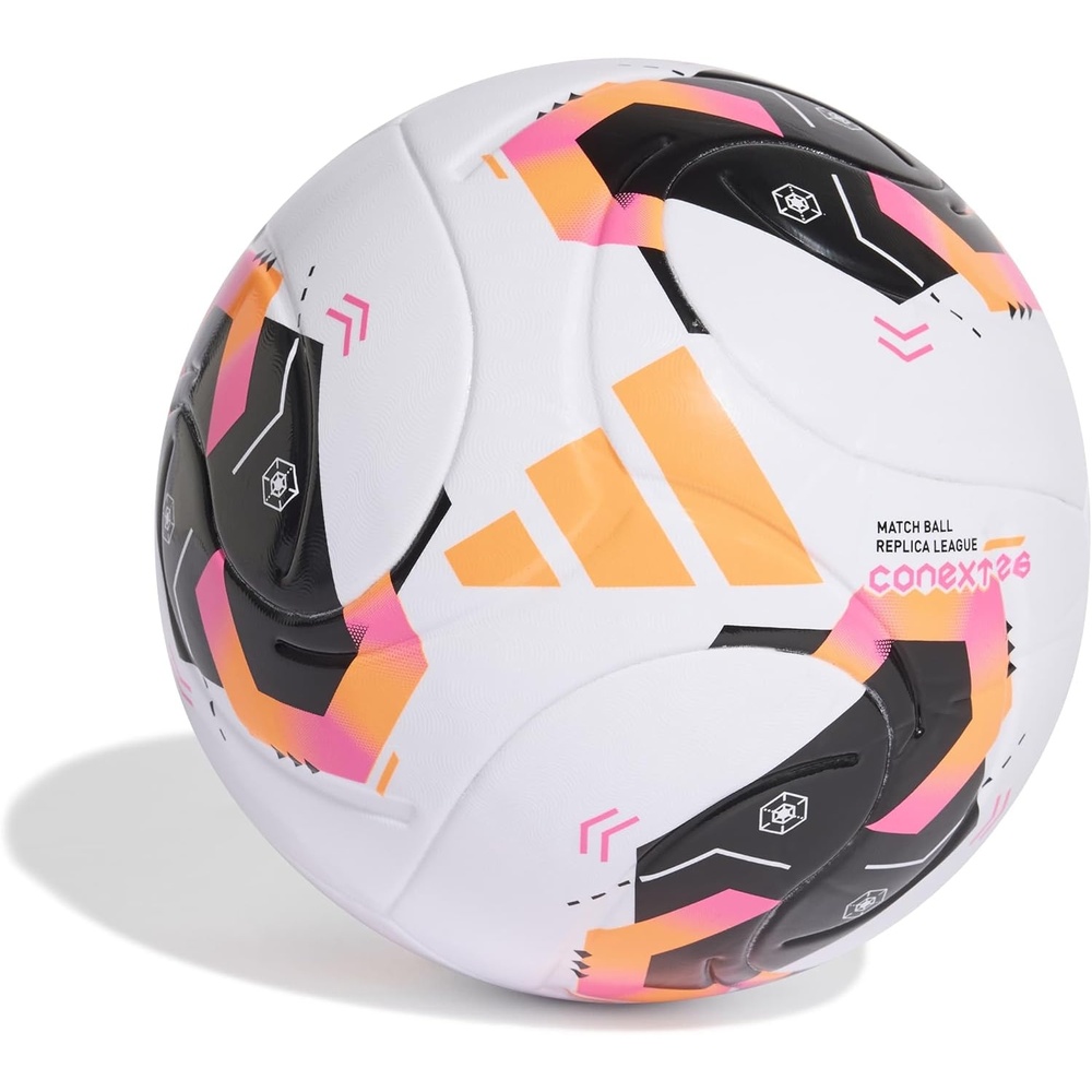 image:imageadidas Conext26 League Soccer BallWhiteBlackSilver Metallic
