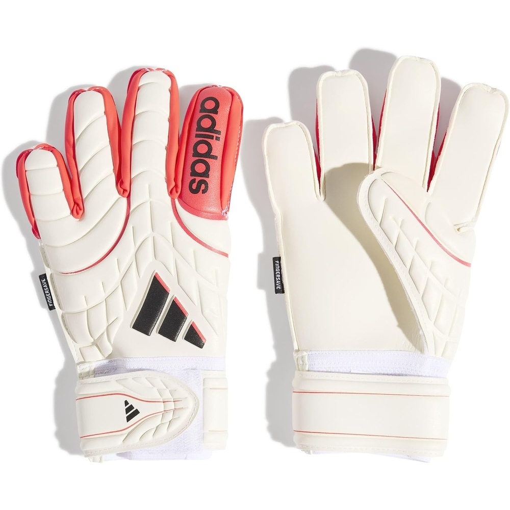 image:imageadidas Copa Match Firngersave Goalie Soccer GlovesWhiteLucid RedBlack
