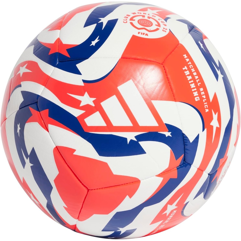 image:imageadidas FIFA Club World Cup Club Ball  Inspired Design Durable Construction Official Tournament LogoWhiteLucid RedPower BlueBlackTraining