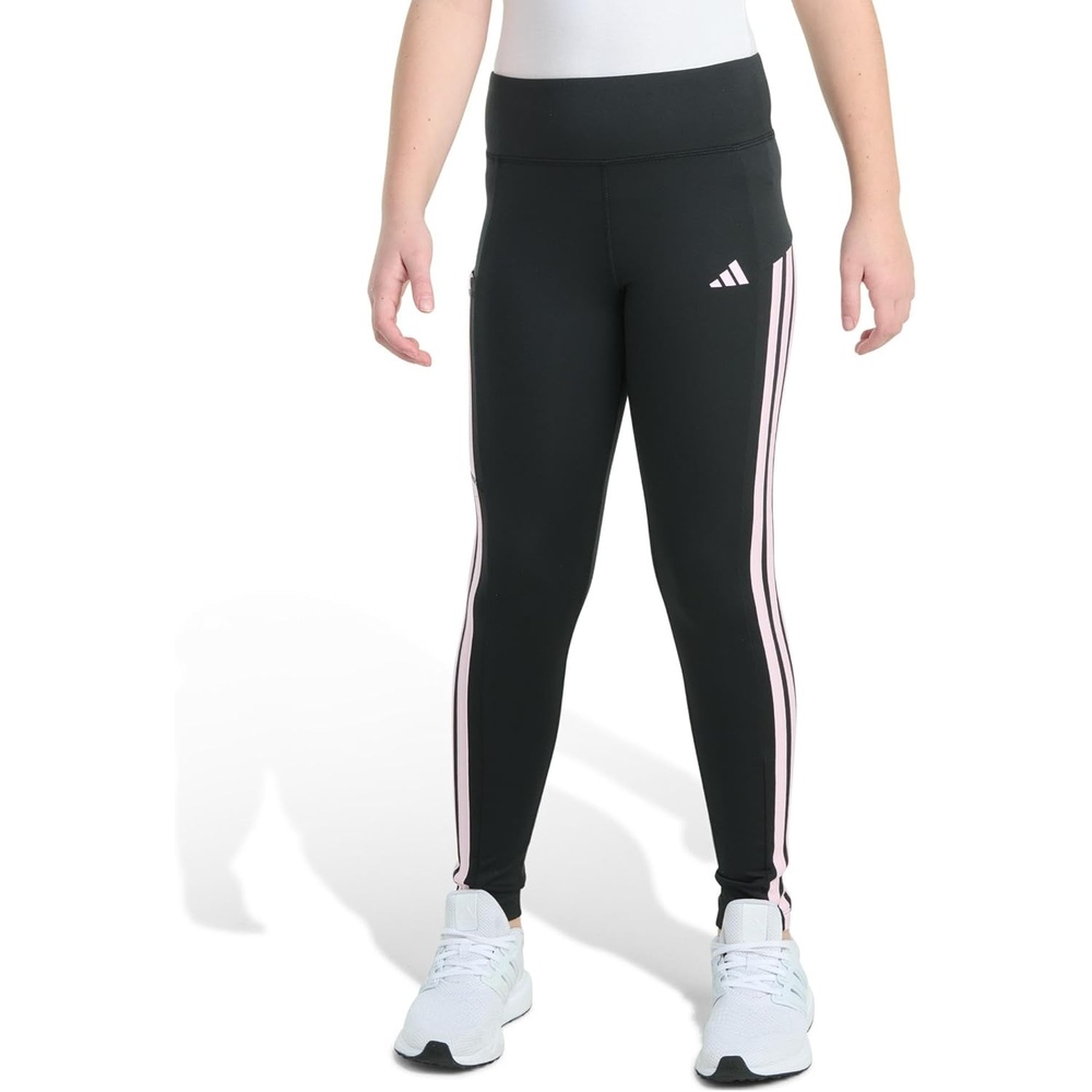 image:imageadidas Girls 3Stripe LeggingBlack With Pink