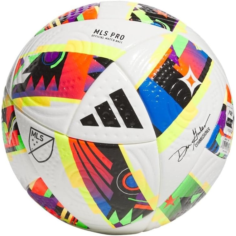 image:imageadidas MLS 24 Pro BallWhite  Black  Solar Gold