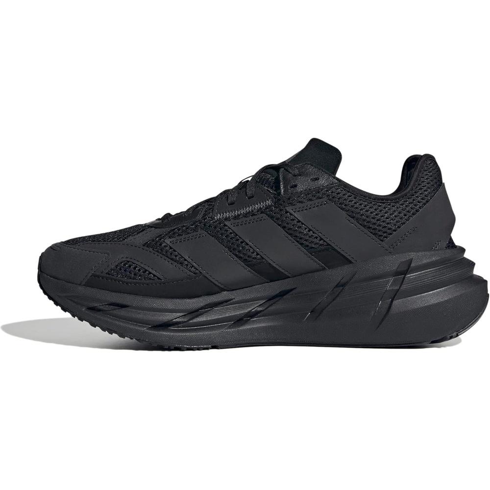 image:imageadidas Mens Adistar 3 Sportswear Lace Up Sneakers Shoes Casual GreyBlackBlackGrey