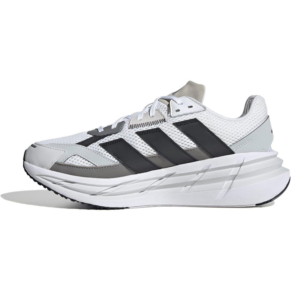 image:imageadidas Mens Adistar 3 Sportswear Lace Up Sneakers Shoes Casual GreyWhiteBlackDash Grey