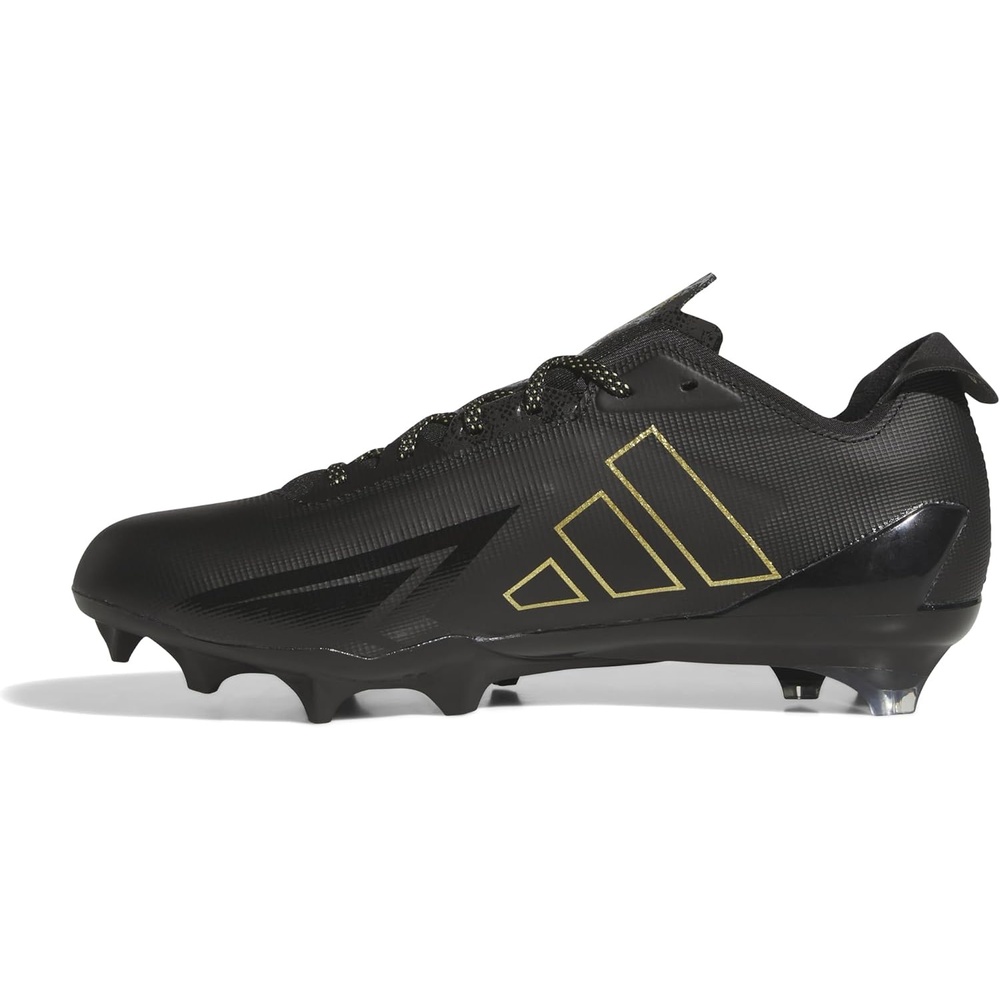 image:imageadidas Mens Adizero Electric Football Sneakers Shoes WhiteBlackGold MetallicBlack