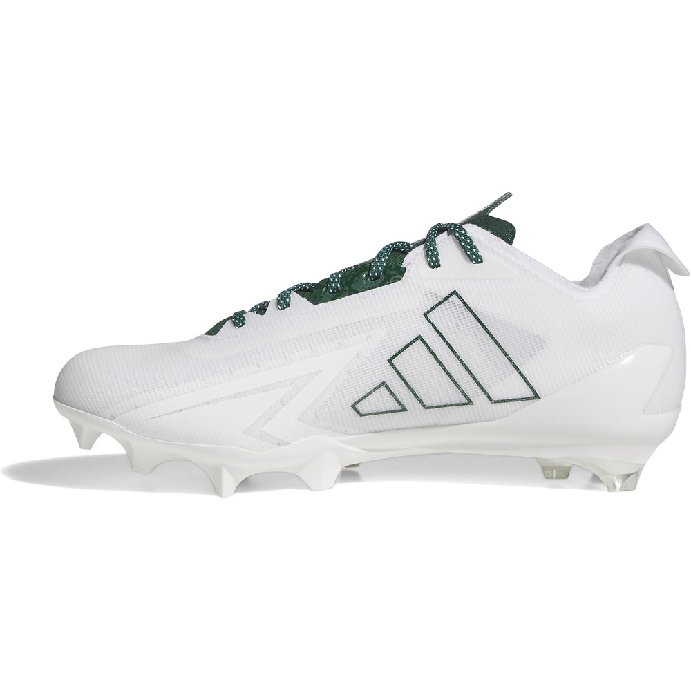 image:imageadidas Mens Adizero Electric Football Sneakers Shoes  WhiteWhiteDark GreenWhite