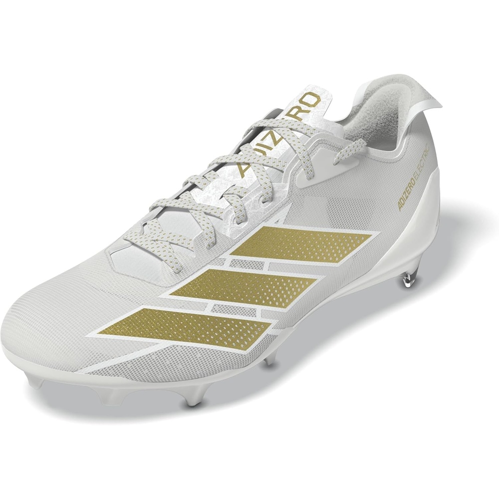 image:imageadidas Mens Adizero Electric Football Sneakers Shoes WhiteWhiteGold MetallicWhite