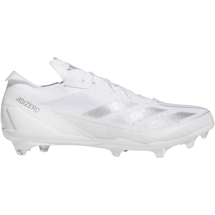 image:imageadidas Mens Adizero Electric Football Sneakers Shoes WhiteWhiteSilver MetallicWhite2024
