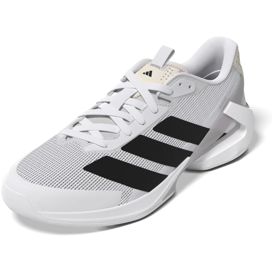 image:imageadidas Mens Adizero Ubersonic 5 Tennis ShoesWhiteBlackSilver Metallic