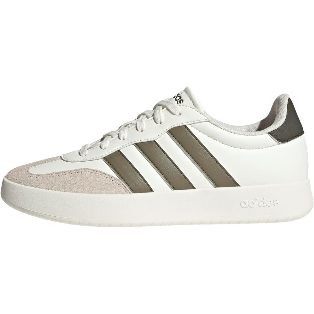 image:imageadidas Mens Barreda Fashion SneakersOff WhiteOlive StrataAlumina