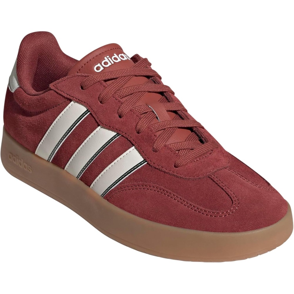 image:imageadidas Mens Barreda Fashion SneakersPreloved RubyOff WhiteCollegiate Green