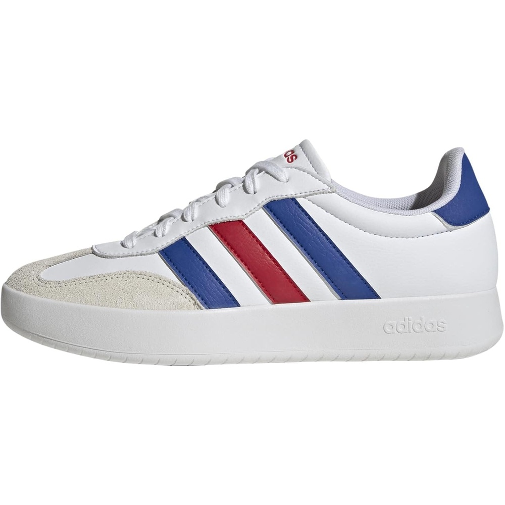 image:imageadidas Mens Barreda Fashion SneakersWhiteTeam Royal BlueBetter Scarlet