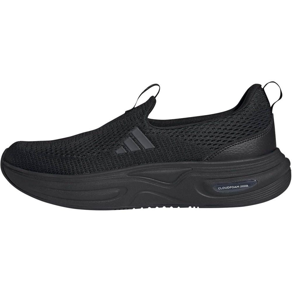 image:imageadidas Mens Cloudfoam Cuxxion LoungeBlackGreyBlack