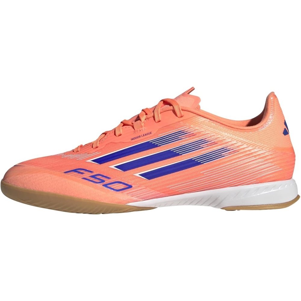 image:imageadidas Mens F50 League Indoor Soccer ShoesBeam OrangeLucid BlueWhite