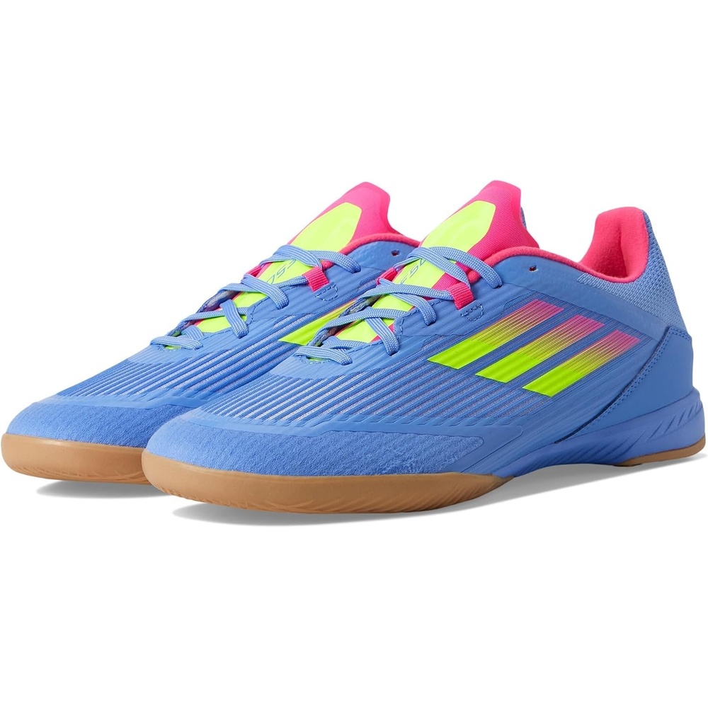 image:imageadidas Mens F50 League Indoor Soccer ShoesBlue FusionLucid LemonLucid Pink