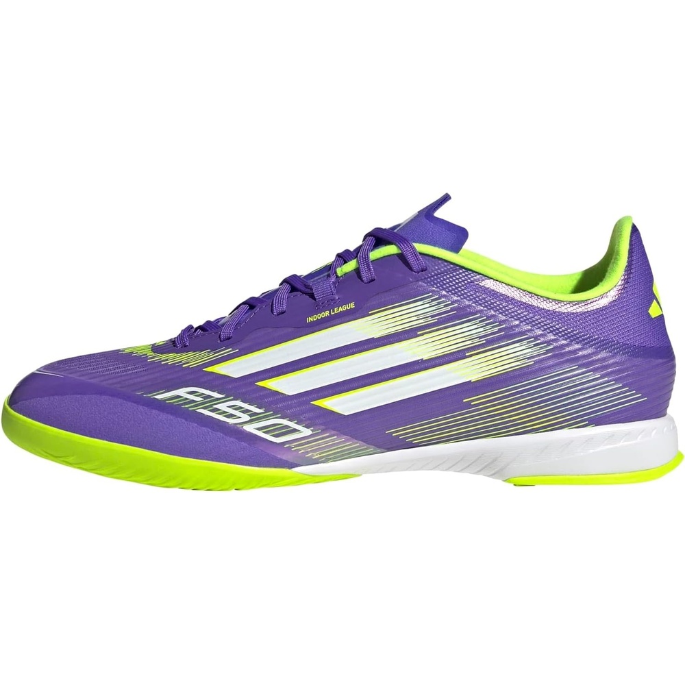 image:imageadidas Mens F50 League Indoor Soccer ShoesPurple RushWhiteLucid Lemon