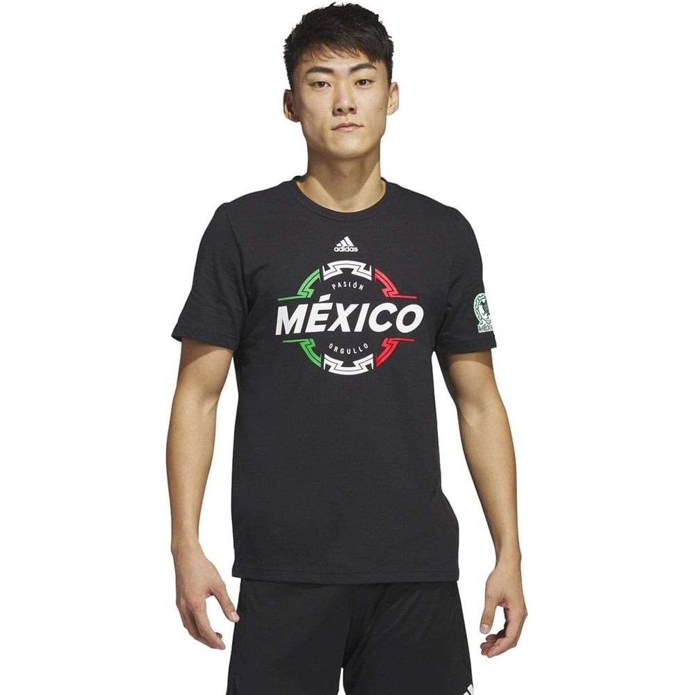image:imageadidas Mens Mexico Ball Tee Black XLarge