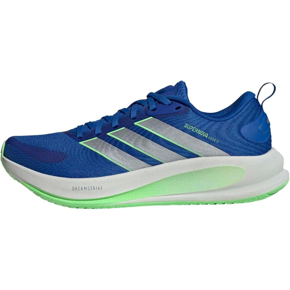 image:imageadidas Mens Supernova Ease 2 Running Sneakers Shoes WhiteBlueSilver MetallicLime Burst