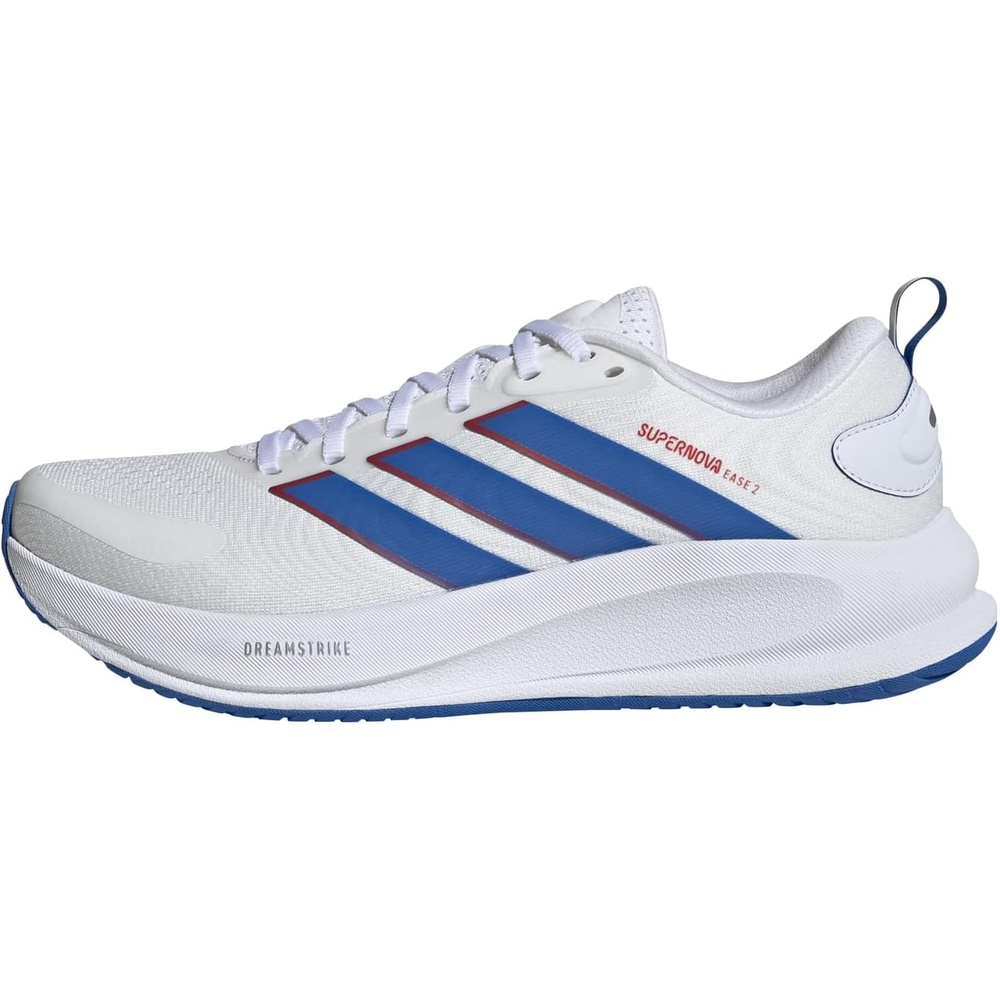image:imageadidas Mens Supernova Ease 2 Running Sneakers Shoes WhiteWhiteBright RoyalPure Ruby