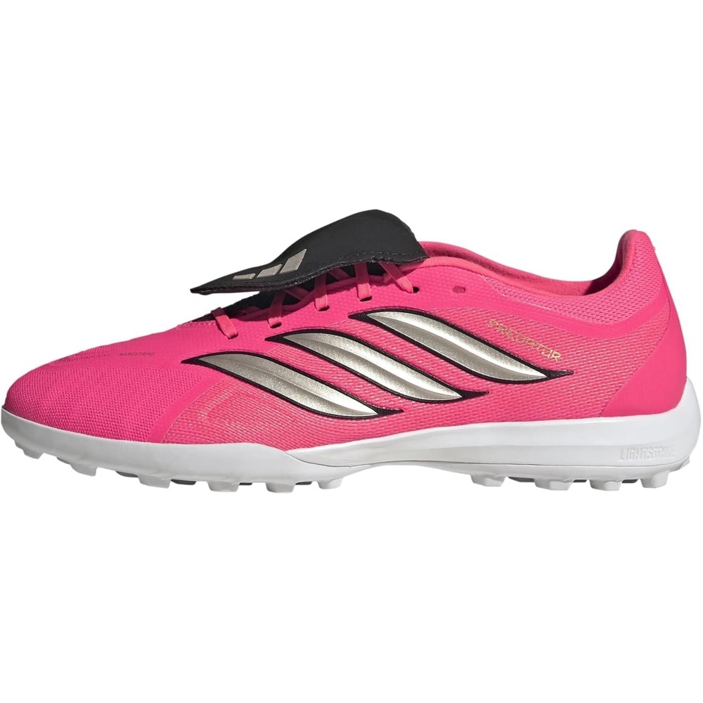 image:imageadidas Predator League FoldOver Tongue Turf Soccer CleatsSolar TurboThermal ChromeBlack
