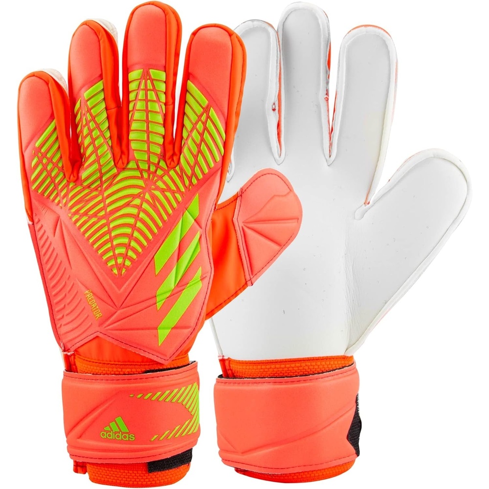 image:imageadidas Predator Top Training Soccer Goalkeeper GlovesSolar RedTeam Solar GreenTeam Solar Green