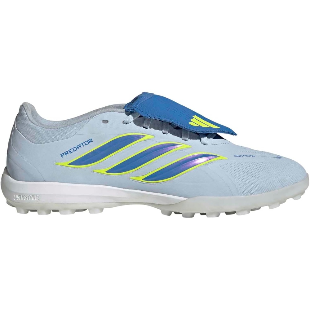 image:imageadidas Pro FoldOver Tongue Turf Soccer Cleats BlueCrystal SkyRay BlueTeam Solar Yellow 2