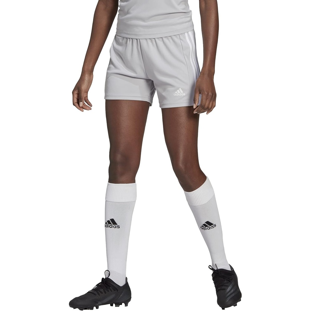 image:imageadidas Squadra 25 ShortsTeam Light GreyWhite Full Stripes