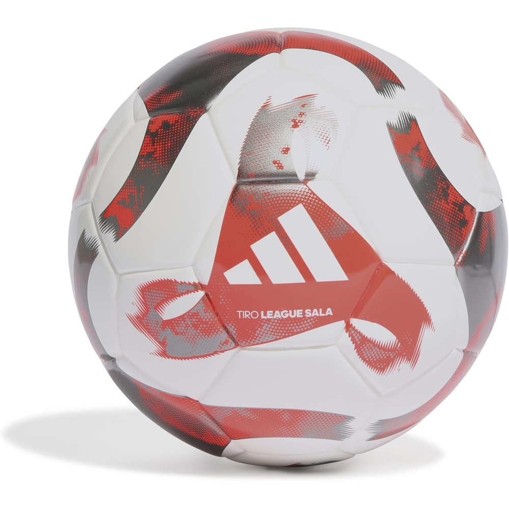 image:imageadidas Tiro Soccer BallWhiteSolar RedIron MetallicLeague Sala