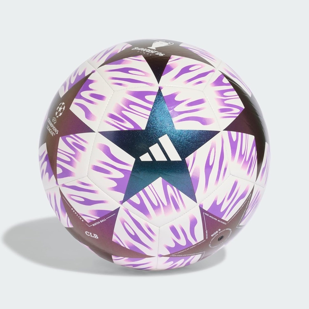 image:imageadidas UEFA Champions League Final Club Soccer BallWhiteShock Purple