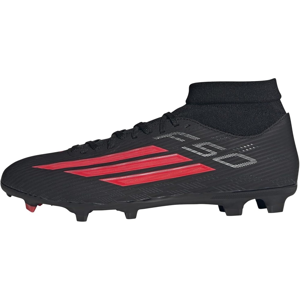 image:imageadidas Unisex Adult F50 League Mid Firm GroundMulti GroundBlackLucid RedBlack