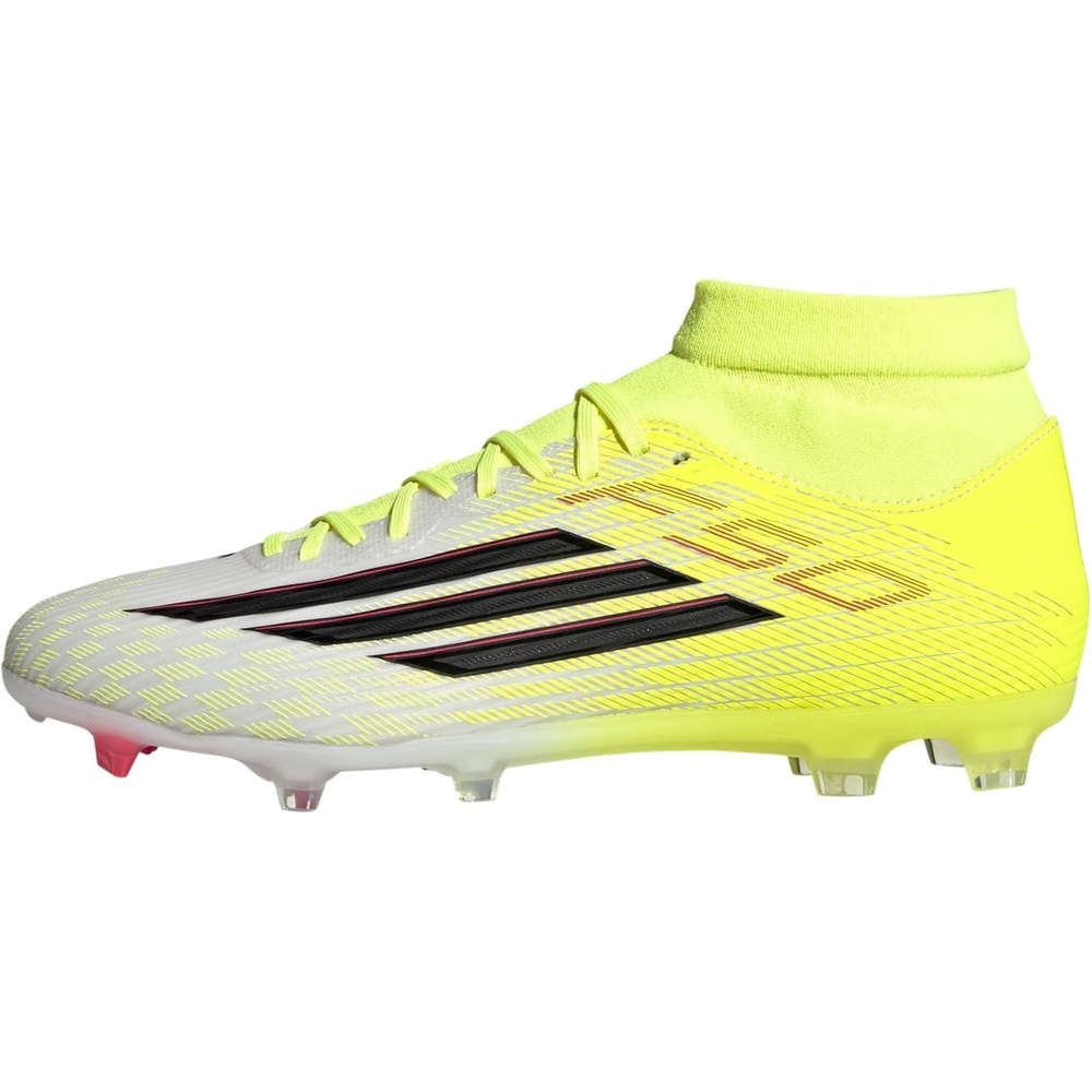 image:imageadidas Unisex Adult F50 League Mid Firm GroundMulti GroundTeam Solar YellowBlackLucid Red