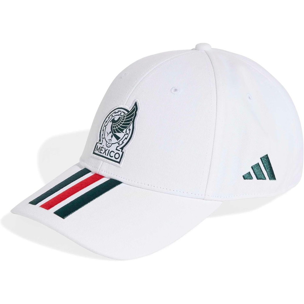 image:imageadidas Unisex Adult National Team Soccer CapWhiteAurora IvyBetter ScarletMexico