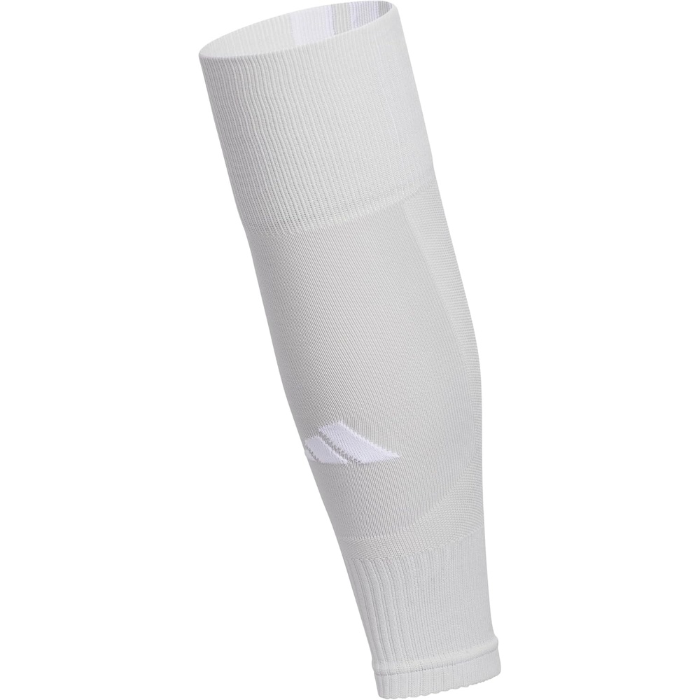 image:imageadidas Unisex Team Speed Soccer Socks or Calf Sleeves 1 Pair OvertheCalfTeam Light GreyWhite5Sleeve