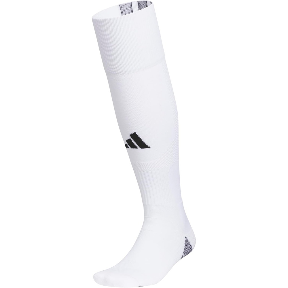 image:imageadidas Unisex Team Speed Soccer Socks or Calf Sleeves 1 Pair OvertheCalfWhiteBlack5Sock