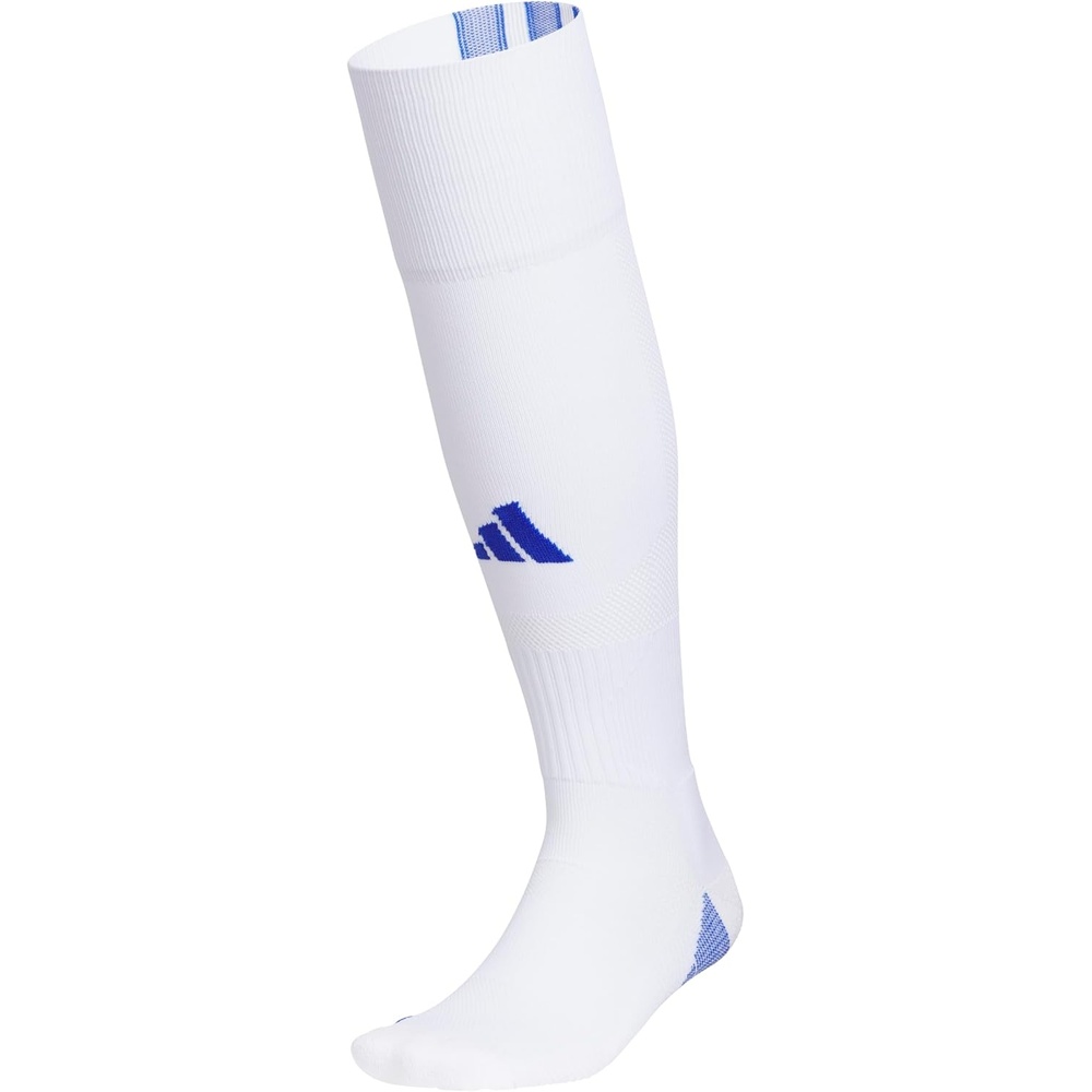 image:imageadidas Unisex Team Speed Soccer Socks or Calf Sleeves 1 Pair OvertheCalfWhiteTeam Royal Blue5Sock