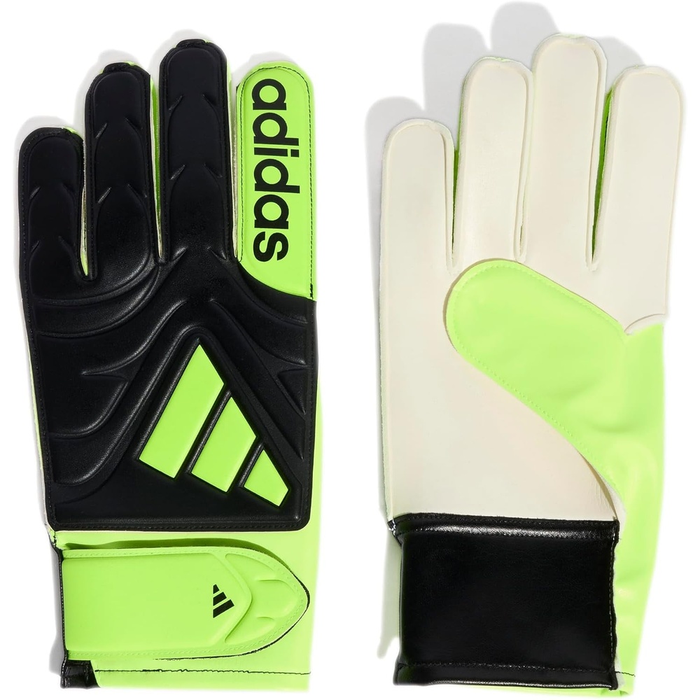 image:imageadidas UnisexAdult Copa Club Goalie Soccer GlovesBlackLucid LemonLucid Lemon