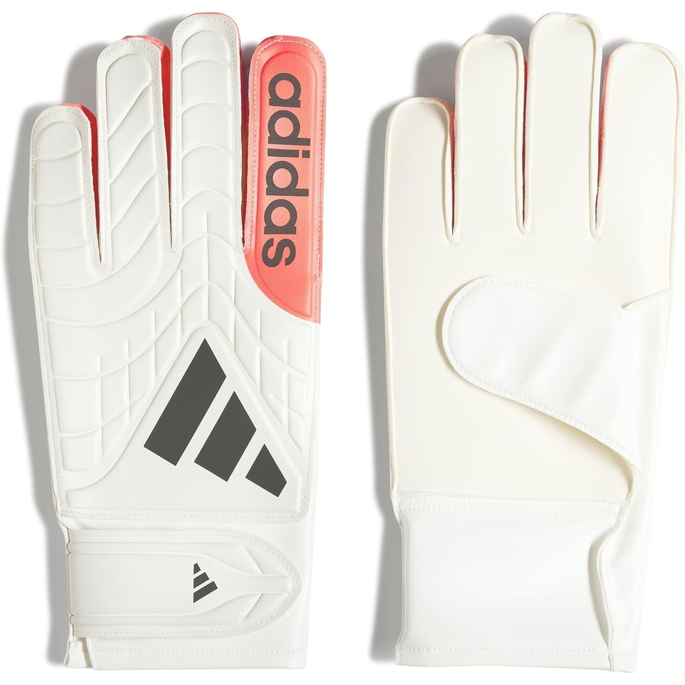 image:imageadidas UnisexAdult Copa Club Goalie Soccer GlovesZero MetallicBlackLucid Red