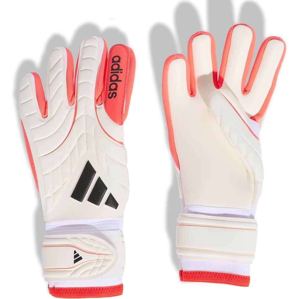 image:imageadidas UnisexKids Copa League Goalie Soccer GlovesWhiteLucid RedBlack