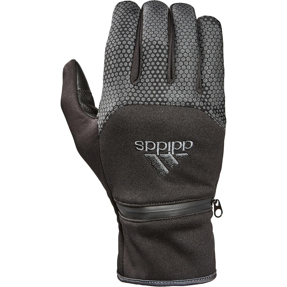 image:imageadidas Winter Performance Voyager 20 or GLORY Reflective Gloves with Multiple Touchscreen Conductivity Points BlackVoyager 20 BlackGray