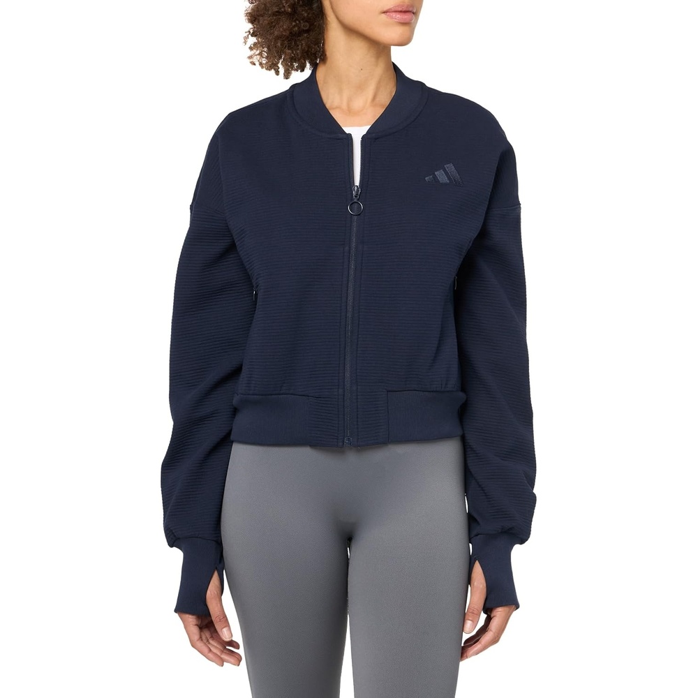 image:imageadidas Womens All Szn Ribbed Track JacketInk