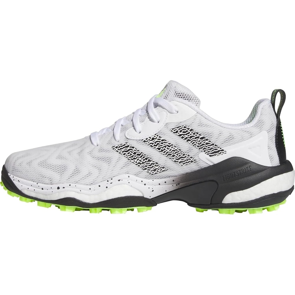 image:imageadidas Womens Codechaos 25 Spikeless Golf ShoesFootwear WhiteCore BlackLucid Lemon