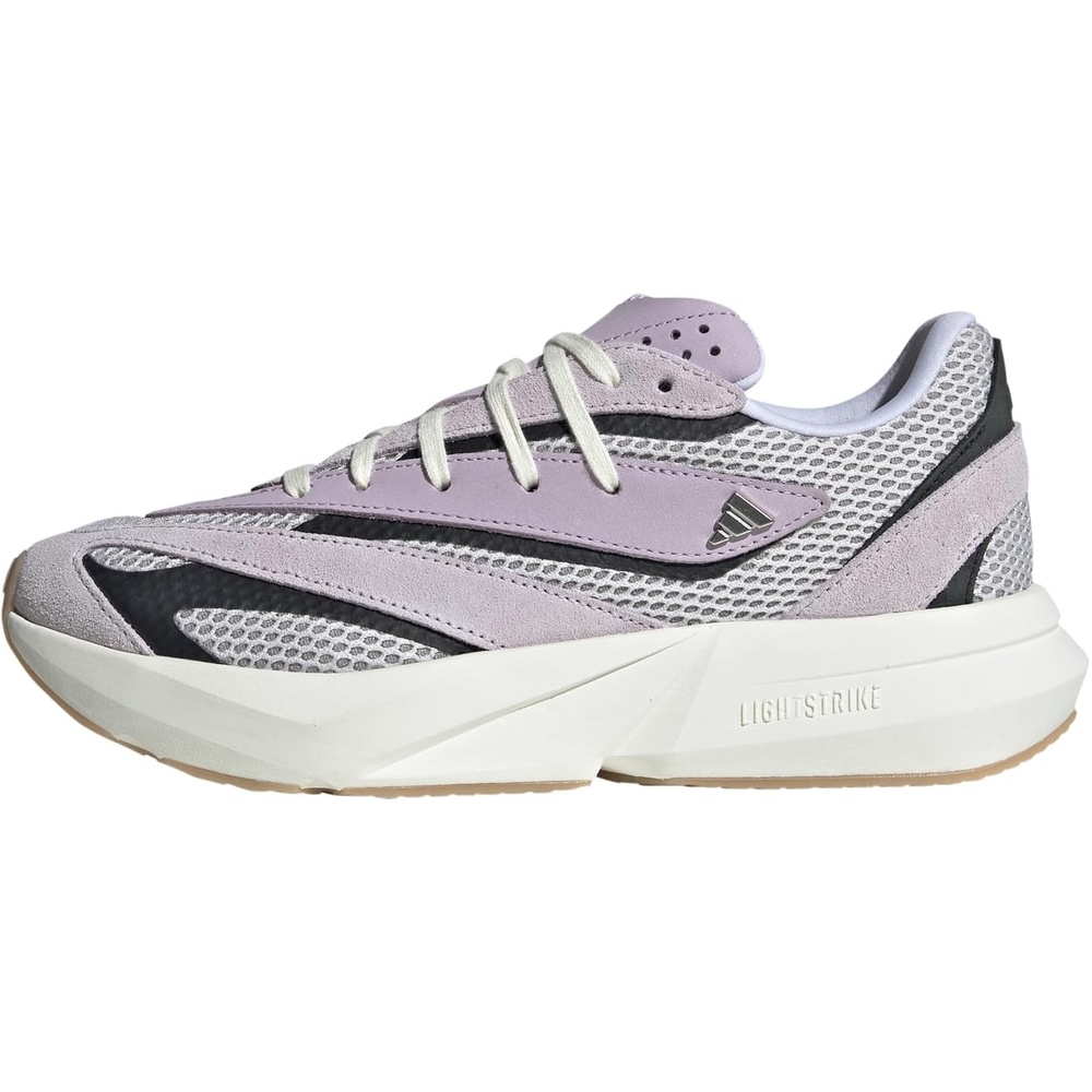 image:imageadidas Womens Lightstride SneakersIce LavenderSilver MetallicBlack