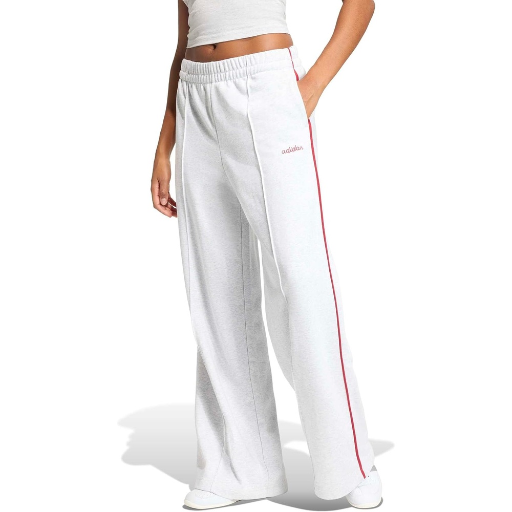 image:imageadidas Womens Seasonal Essentials Colorpop PantsLight Grey HeatherMaroon
