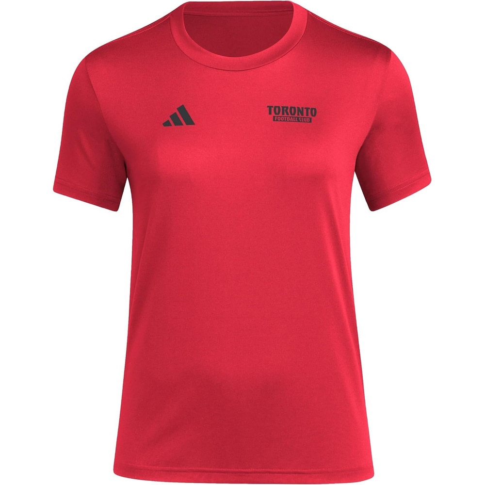 image:imageadidas Womens Toronto FC Local Warp PreGame Short Sleeve TShirtTeam Power RedToronto Fc