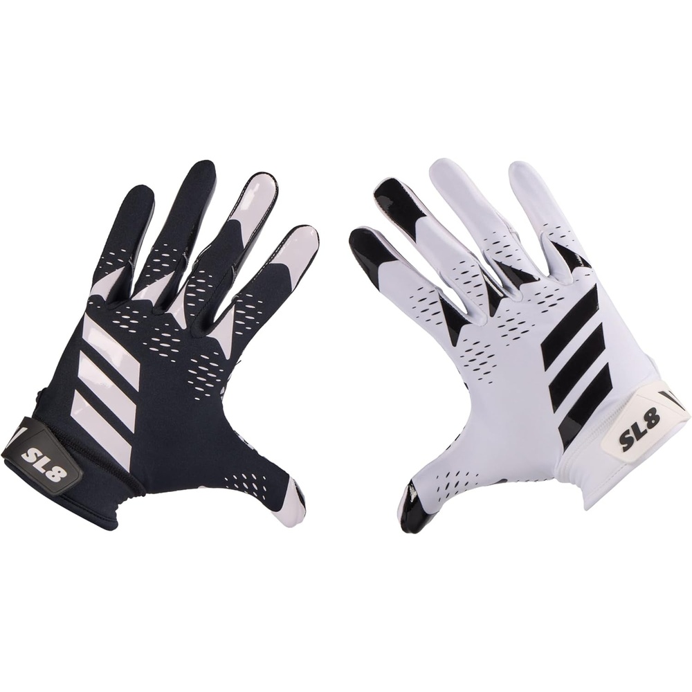image:imageadidas Youth Scorchlight 8 Hype Football Receiving GlovesBlackWhite