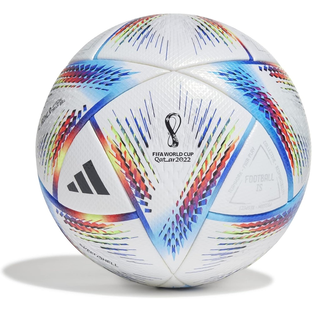 image:imageadidas unisexadult FIFA World Cup Qatar 2022 Al Rihla Pro Soccer BallWhitePantone