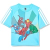 Bright Cyan/White/Multicolor